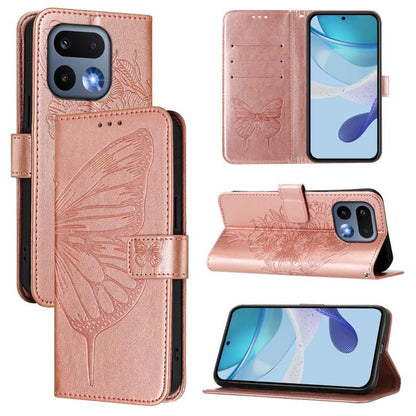Embossed Butterfly Leather Phone Case, For Realme 16 Pro+ 5G Global, For Realme 16 Pro 5G Global, For Realme Note 70 4G / 70T 4G