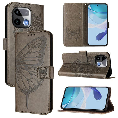 Embossed Butterfly Leather Phone Case, For Realme 16 Pro+ 5G Global, For Realme 16 Pro 5G Global, For Realme Note 70 4G / 70T 4G