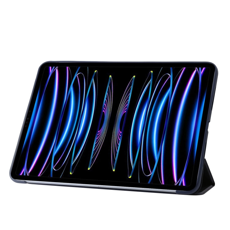 Three-fold Holder Flip Tablet Leather Case, For iPad Pro 13 2025 / 2024, For iPad Pro 11 2025 / 2024