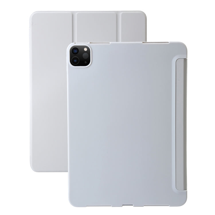 Three-fold Holder Flip Tablet Leather Case, For iPad Pro 13 2025 / 2024, For iPad Pro 11 2025 / 2024