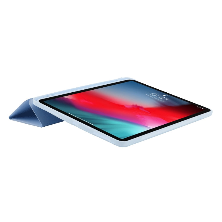 Skin Feel Tri-fold Leather Tablet Case with Pen Slot, For iPad Pro 13 2025 / 2024, For iPad Pro 11 2025 / 2024