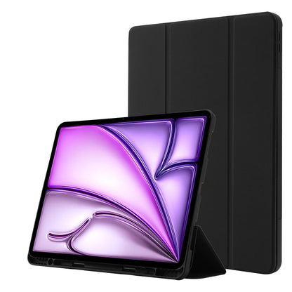 Skin Feel Tri-fold Leather Tablet Case with Pen Slot, For iPad Air 11 2025 / 2024, For iPad Air 13 2025 / 2024