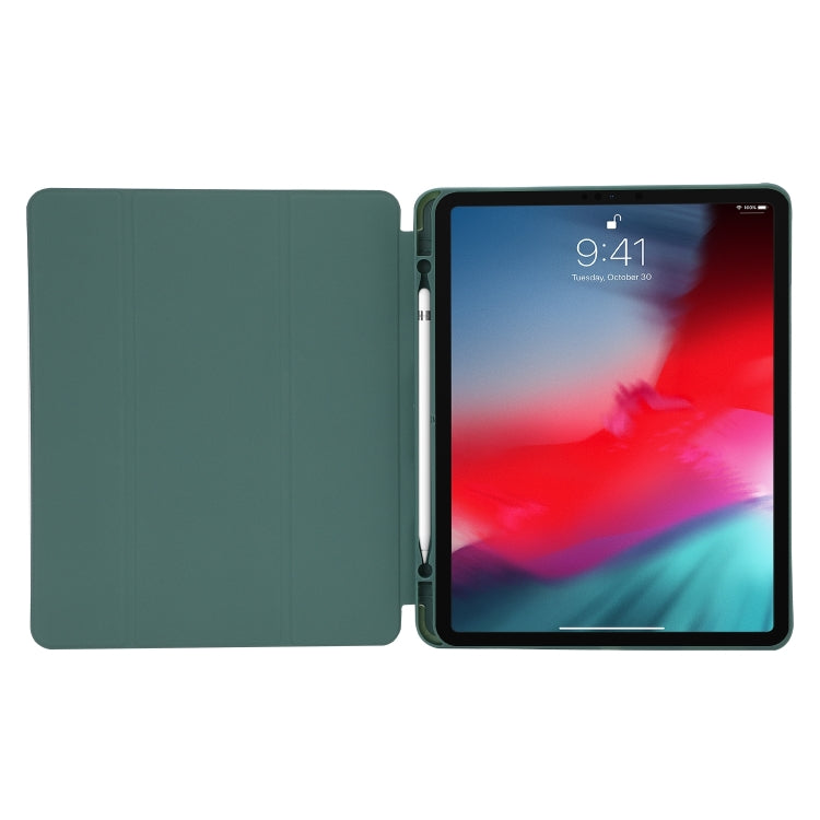 Skin Feel Tri-fold Leather Tablet Case with Pen Slot, For iPad Pro 13 2025 / 2024, For iPad Pro 11 2025 / 2024