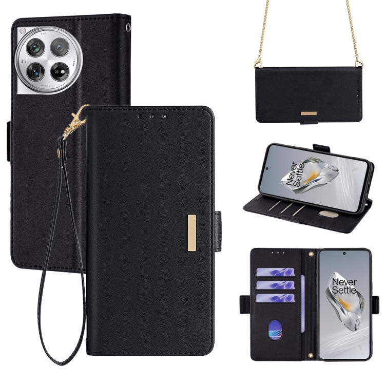 Crossbody Chain Leather Phone Case, For OnePlus Ace 5 5G Racing, For OnePlus Nord CE4 5G, For OnePlus 12 5G