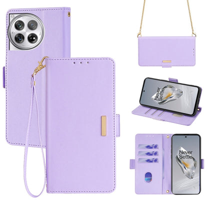 Crossbody Chain Leather Phone Case, For OnePlus Ace 5 5G Racing, For OnePlus Nord CE4 5G, For OnePlus 12 5G