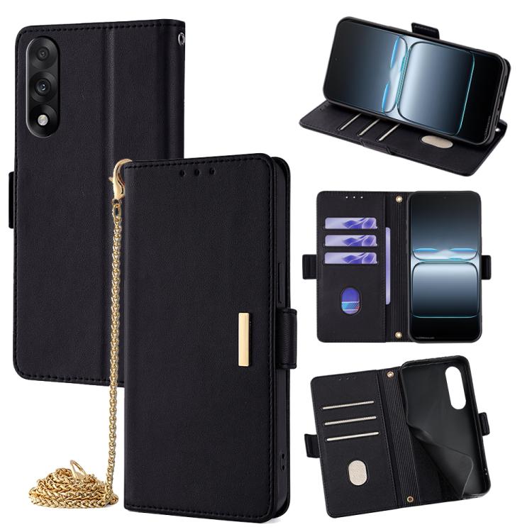 Crossbody Chain Leather Phone Case, For OnePlus Turbo 6, For OnePlus Ace 6, For OnePlus 15, For OnePlus Ace 5 Ultra / Nord 5