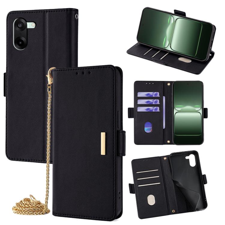 Crossbody Chain Leather Phone Case, For OnePlus Ace 5 5G Racing, For OnePlus Nord CE4 5G, For OnePlus 12 5G