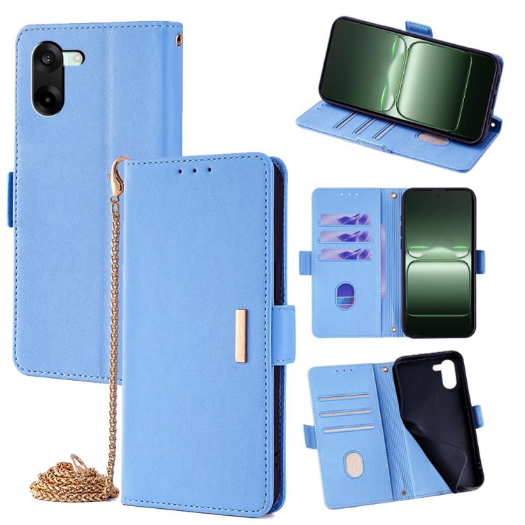 Crossbody Chain Leather Phone Case, For OnePlus Ace 5 5G Racing, For OnePlus Nord CE4 5G, For OnePlus 12 5G