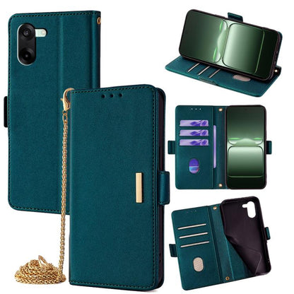 Crossbody Chain Leather Phone Case, For OnePlus Ace 5 5G Racing, For OnePlus Nord CE4 5G, For OnePlus 12 5G
