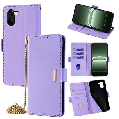 Crossbody Chain Leather Phone Case, For OnePlus Ace 5 5G Racing, For OnePlus Nord CE4 5G, For OnePlus 12 5G