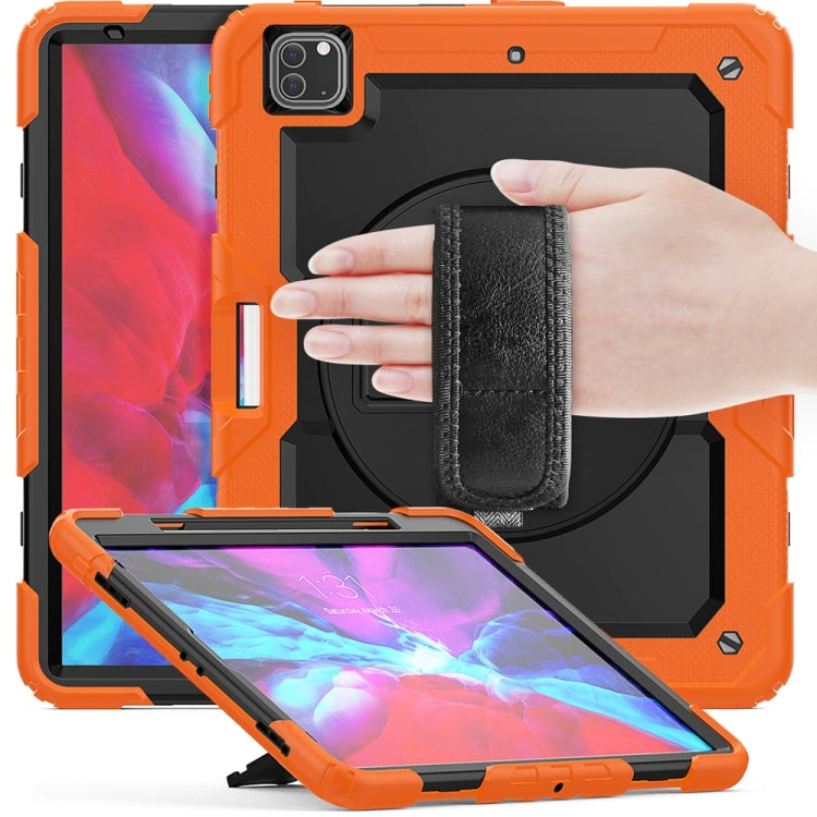 Lucky Wheel Grip Silicone Hybrid PC Tablet Case with Shoulder Strap, For iPad Pro 13 2025 / 2024