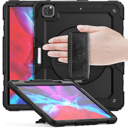 Lucky Wheel Grip Silicone Hybrid PC Tablet Case with Shoulder Strap, For iPad Pro 13 2025 / 2024