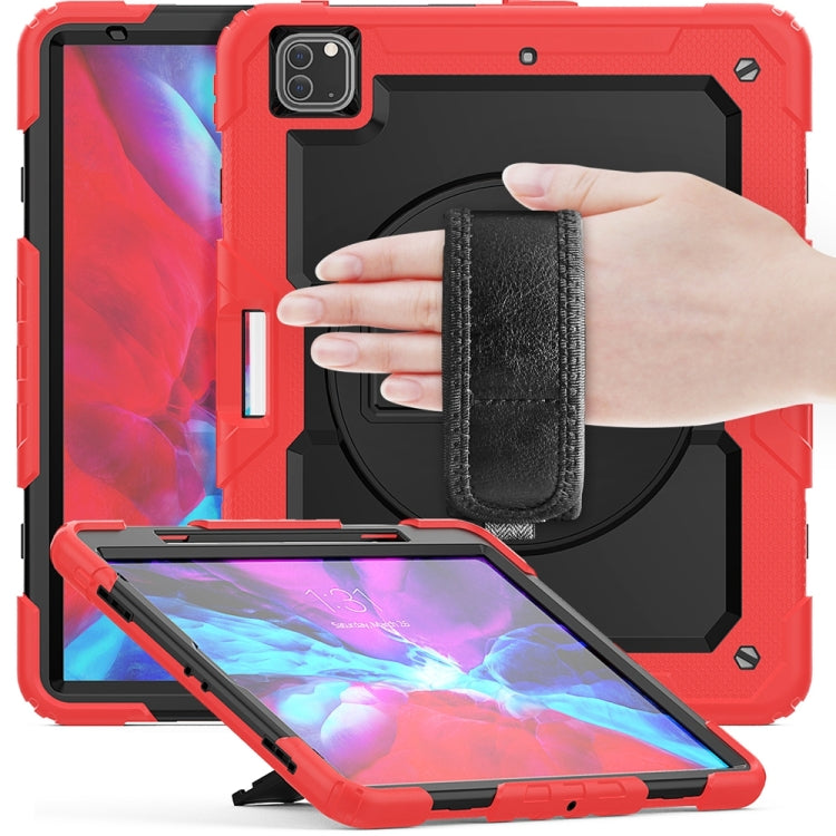 Lucky Wheel Grip Silicone Hybrid PC Tablet Case with Shoulder Strap, For iPad Pro 13 2025 / 2024