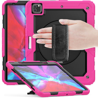 Lucky Wheel Grip Silicone Hybrid PC Tablet Case with Shoulder Strap, For iPad Pro 13 2025 / 2024
