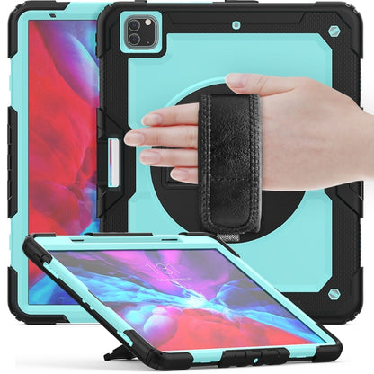 Lucky Wheel Grip Silicone Hybrid PC Tablet Case with Shoulder Strap, For iPad Pro 13 2025 / 2024