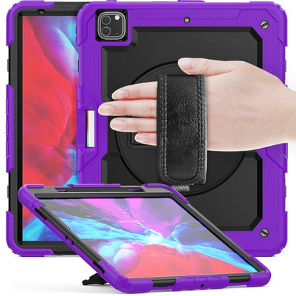 Lucky Wheel Grip Silicone Hybrid PC Tablet Case with Shoulder Strap, For iPad Pro 13 2025 / 2024