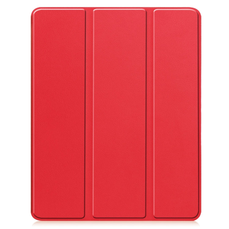 Custer TPU Pure Color 3-Fold Holder Smart Leather Tablet Case with Pen Tray, For iPad Air 13 2024 / 2025 / 2026, For iPad Pro 13 2025 / 2024