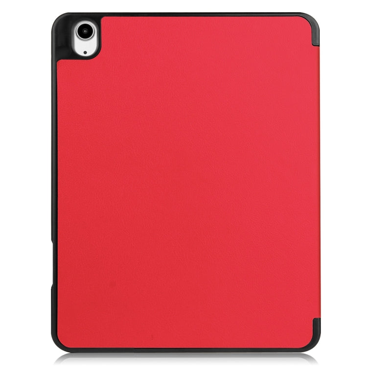 Custer TPU Pure Color 3-Fold Holder Smart Leather Tablet Case with Pen Tray, For iPad Air 13 2024 / 2025 / 2026, For iPad Pro 13 2025 / 2024