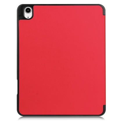 Custer TPU Pure Color 3-Fold Holder Smart Leather Tablet Case with Pen Tray, For iPad Air 13 2024 / 2025 / 2026, For iPad Pro 13 2025 / 2024
