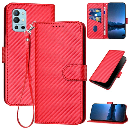 YX0070 Carbon Fiber Buckle Leather Phone Case with Lanyard, For OnePlus Ace 2V / Nord 3, For OnePlus 11, For OnePlus 9R 5G