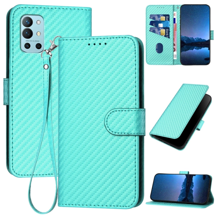 YX0070 Carbon Fiber Buckle Leather Phone Case with Lanyard, For OnePlus Ace 2V / Nord 3, For OnePlus 11, For OnePlus 9R 5G