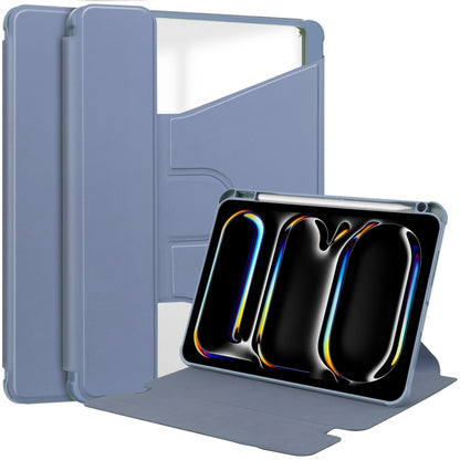 Transparent Rotation Smart Leather Tablet Case, For iPad Pro 13 2025 / 2024, For iPad Pro 11 2025 / 2024, For iPad Air 11 2025 / 2024, For iPad Air 13 2025 / 2024