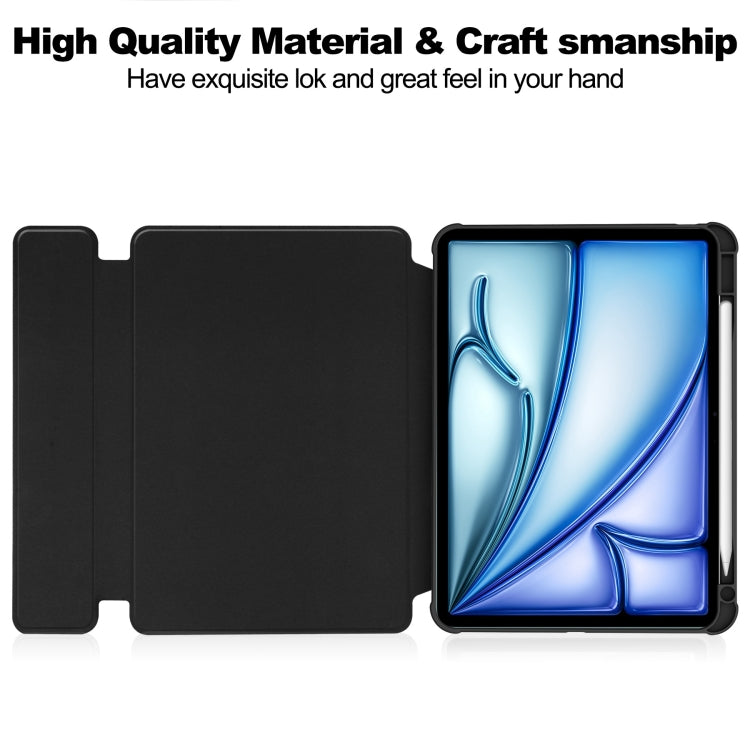 Transparent Rotation Smart Leather Tablet Case, For iPad Air 13 2026 / 2025 / 2024, For iPad Air 11 2026 / 2025 / 2024, For iPad Pro 13 2025 / 2024, For iPad Pro 11 2025 / 2024