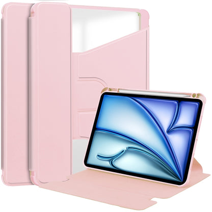 Transparent Rotation Smart Leather Tablet Case, For iPad Pro 13 2025 / 2024, For iPad Pro 11 2025 / 2024, For iPad Air 11 2025 / 2024, For iPad Air 13 2025 / 2024