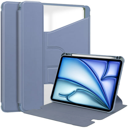 Transparent Rotation Smart Leather Tablet Case, For iPad Air 13 2026 / 2025 / 2024, For iPad Air 11 2026 / 2025 / 2024, For iPad Pro 13 2025 / 2024, For iPad Pro 11 2025 / 2024