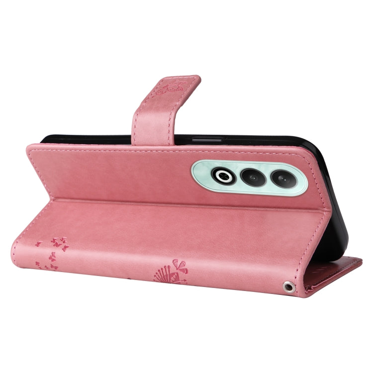 Tree & Cat Embossed Pattern Flip Leather Phone Case, For OnePlus Nord CE4