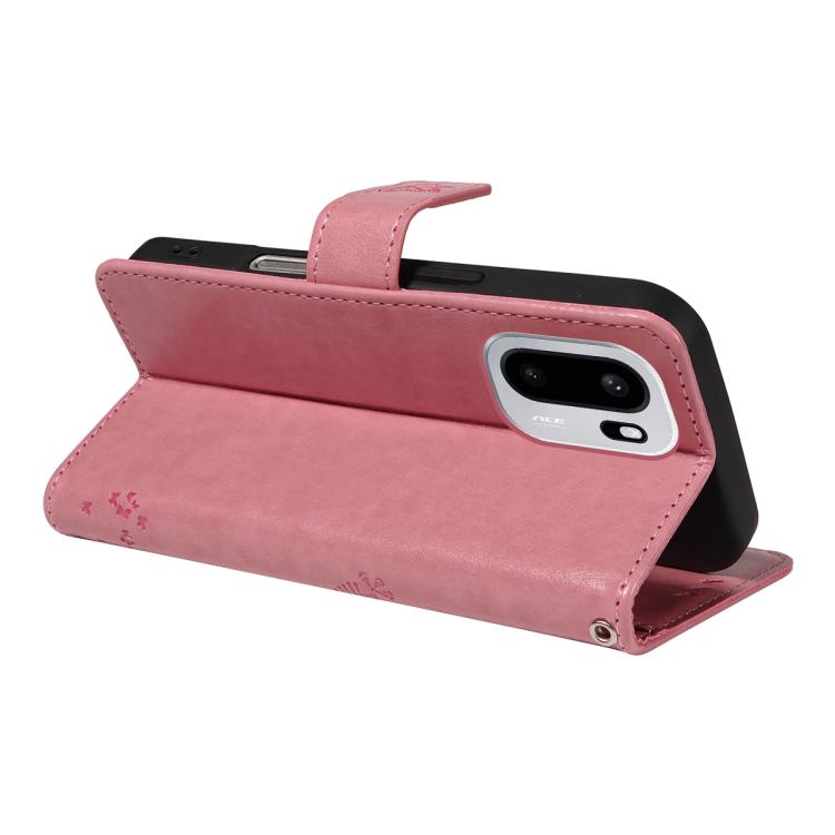 Tree & Cat Embossed Pattern Flip Leather Phone Case, For OnePlus Ace 6 5G, For OnePlus 15