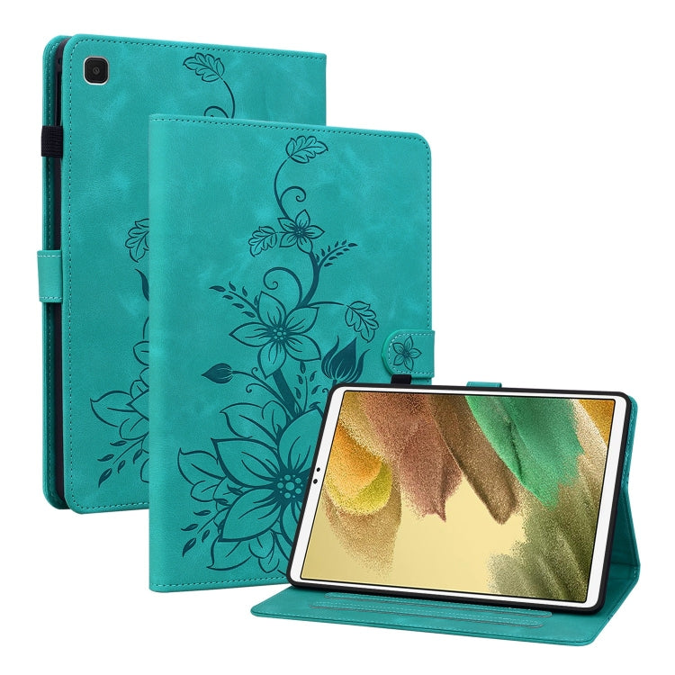 Lily Embossed Leather Tablet Case, For Samsung Galaxy Tab S7 FE/S8+/S7+, For Samsung Galaxy Tab S7 / S8, For Samsung Galaxy Tab A7 Lite 8.7
