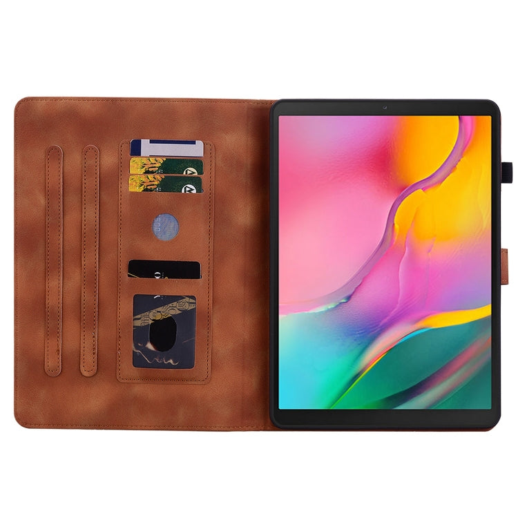 Lily Embossed Leather Tablet Case, For Samsung Galaxy Tab A 10.1 2019, For Samsung Galaxy Tab A 8.0 2019, For Samsung Galaxy Tab S4 10.5 SM-T830/T835