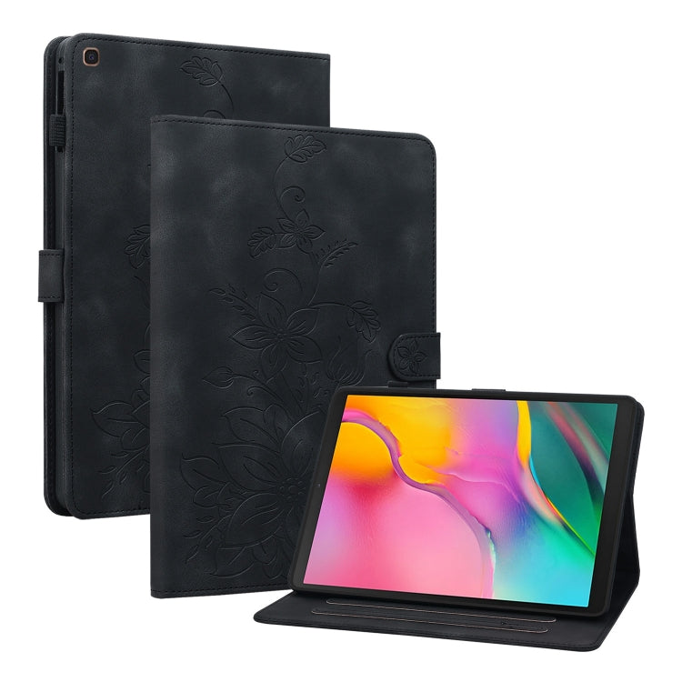 Lily Embossed Leather Tablet Case, For Samsung Galaxy Tab S5e T720, For Samsung Galaxy Tab A 10.1 2019, For Samsung Galaxy Tab A 8.0 2019
