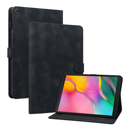 Lily Embossed Leather Tablet Case, For Samsung Galaxy Tab A 10.1 2019, For Samsung Galaxy Tab A 8.0 2019, For Samsung Galaxy Tab S4 10.5 SM-T830/T835