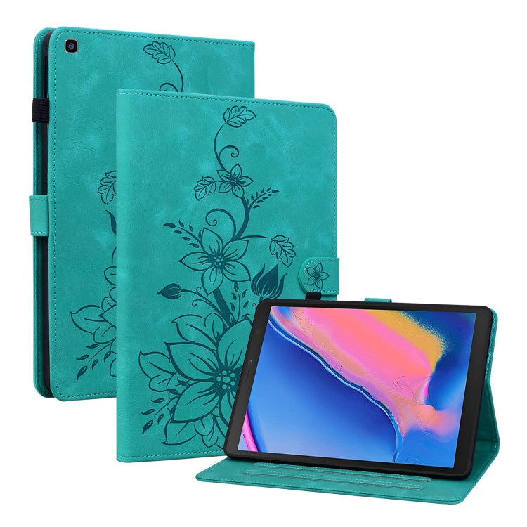 Lily Embossed Leather Tablet Case, For Samsung Galaxy Tab A 10.1 2019, For Samsung Galaxy Tab A 8.0 2019, For Samsung Galaxy Tab S4 10.5 SM-T830/T835