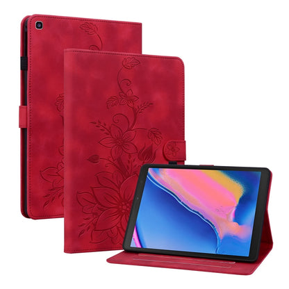 Lily Embossed Leather Tablet Case, For Samsung Galaxy Tab A 10.1 2019, For Samsung Galaxy Tab A 8.0 2019, For Samsung Galaxy Tab S4 10.5 SM-T830/T835