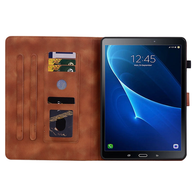 Lily Embossed Leather Tablet Case, For Samsung Galaxy Tab A 10.1 2016, For Samsung Galaxy Tab S2 9.7 T810 T815, For Samsung Galaxy Tab A 9.7 T550 T555