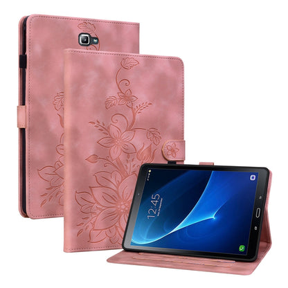 Lily Embossed Leather Tablet Case, For Samsung Galaxy Tab S4 10.5 SM-T830/T835, For Samsung Galaxy Tab A 10.1 2016, For Samsung Galaxy Tab S2 9.7 T810 T815