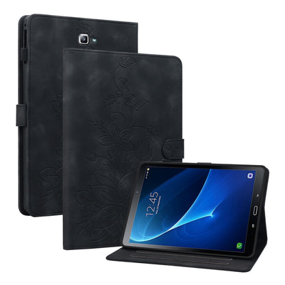 Lily Embossed Leather Tablet Case, For Samsung Galaxy Tab S4 10.5 SM-T830/T835, For Samsung Galaxy Tab A 10.1 2016, For Samsung Galaxy Tab S2 9.7 T810 T815