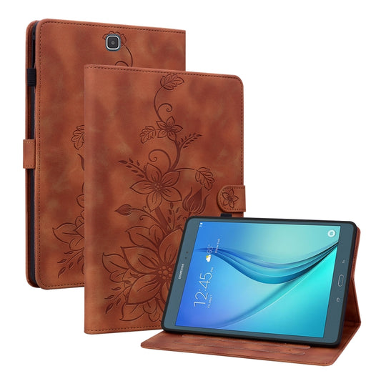 Lily Embossed Leather Tablet Case, For Samsung Galaxy Tab A 9.7 T550 T555