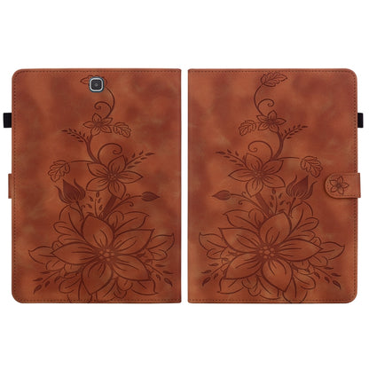 Lily Embossed Leather Tablet Case, For Samsung Galaxy Tab A 9.7 T550 T555