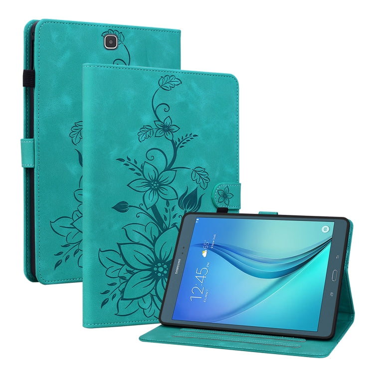 Lily Embossed Leather Tablet Case, For Samsung Galaxy Tab A 9.7 T550 T555