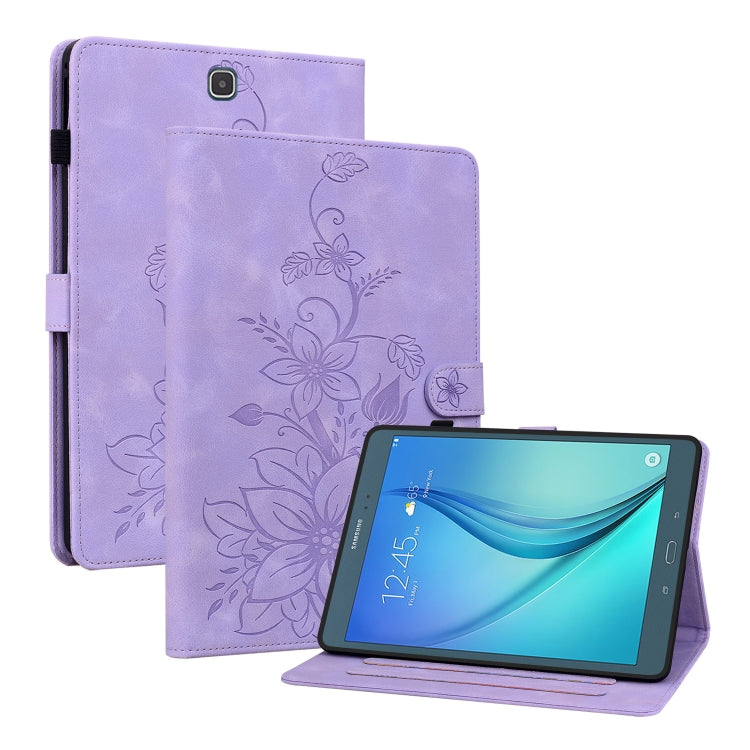 Lily Embossed Leather Tablet Case, For Samsung Galaxy Tab A 9.7 T550 T555