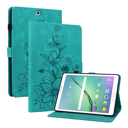 Lily Embossed Leather Tablet Case, For Samsung Galaxy Tab S4 10.5 SM-T830/T835, For Samsung Galaxy Tab A 10.1 2016, For Samsung Galaxy Tab S2 9.7 T810 T815