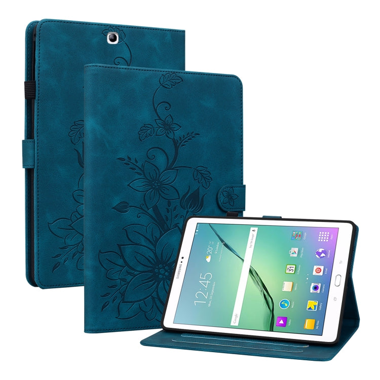 Lily Embossed Leather Tablet Case, For Samsung Galaxy Tab S4 10.5 SM-T830/T835, For Samsung Galaxy Tab A 10.1 2016, For Samsung Galaxy Tab S2 9.7 T810 T815