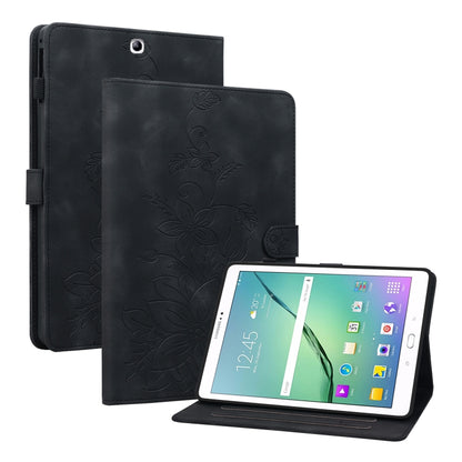 Lily Embossed Leather Tablet Case, For Samsung Galaxy Tab S4 10.5 SM-T830/T835, For Samsung Galaxy Tab A 10.1 2016, For Samsung Galaxy Tab S2 9.7 T810 T815