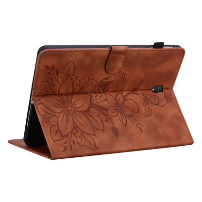 Lily Embossed Leather Tablet Case, For Samsung Galaxy Tab S4 10.5 SM-T830/T835, For Samsung Galaxy Tab A 10.1 2016, For Samsung Galaxy Tab S2 9.7 T810 T815