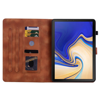 Lily Embossed Leather Tablet Case, For Samsung Galaxy Tab S4 10.5 SM-T830/T835, For Samsung Galaxy Tab A 10.1 2016, For Samsung Galaxy Tab S2 9.7 T810 T815