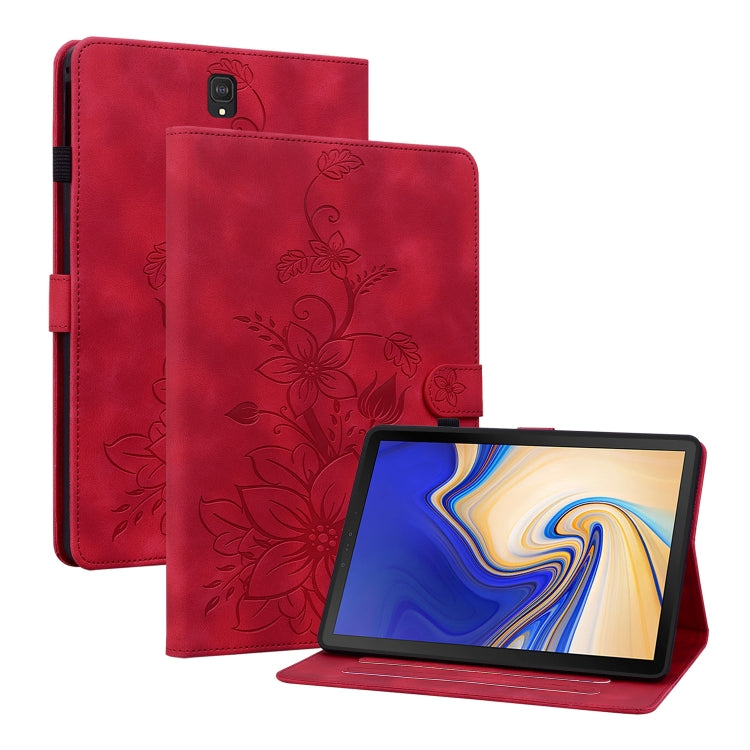 Lily Embossed Leather Tablet Case, For Samsung Galaxy Tab S4 10.5 SM-T830/T835, For Samsung Galaxy Tab A 10.1 2016, For Samsung Galaxy Tab S2 9.7 T810 T815